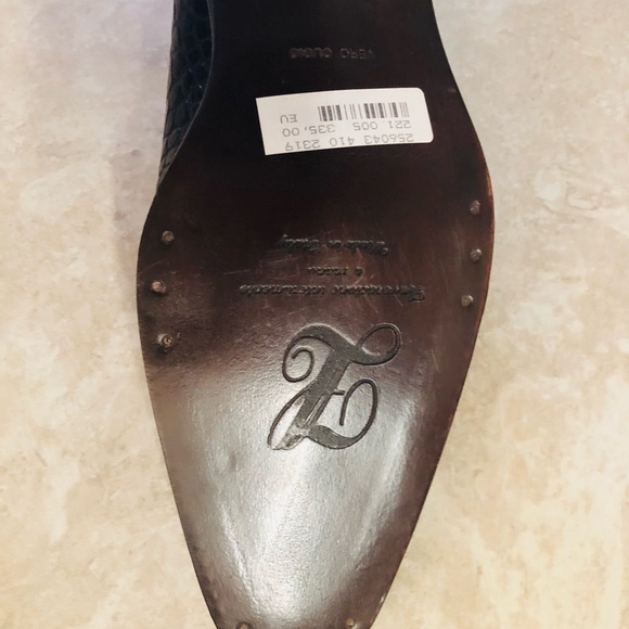 NIBWT Zenobi Made In Italy Black Leather Day-to-Night High-Quality Shoes Size 41 - Picture 7 of 8